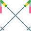 Ski poles icône 64x64