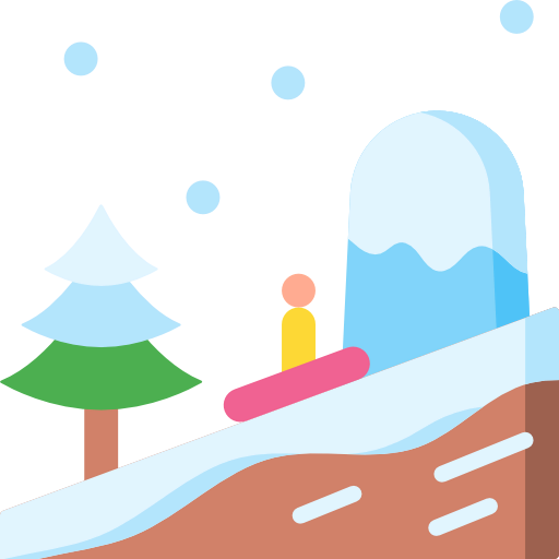 Sledding icon