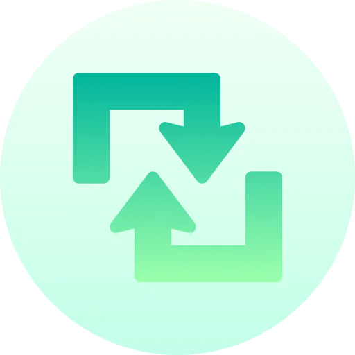 Circular arrows icon