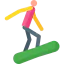Snowboarding icon 64x64