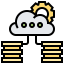 Cloud storage icon 64x64
