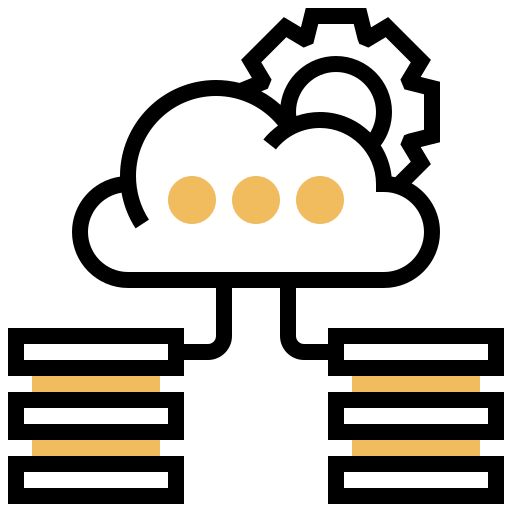 Cloud storage icon