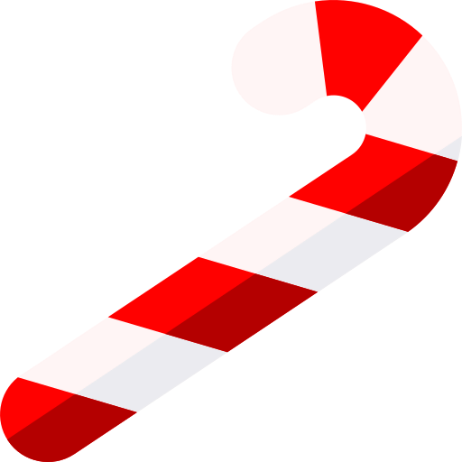 Candy cane icon