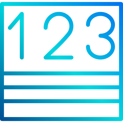 Numbers icon