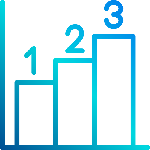 Bars graph icône