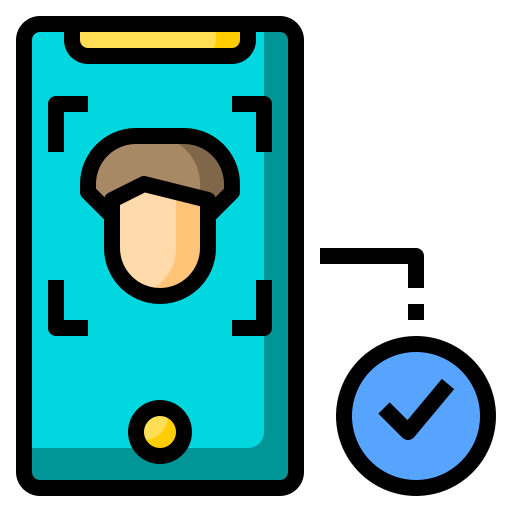Face recognition icon