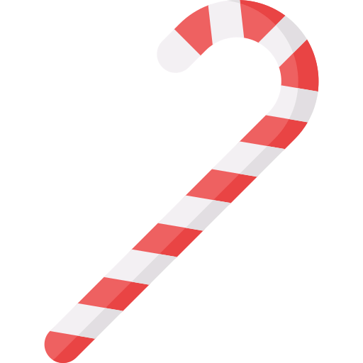 Candy cane icon