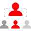 Hierarchical structure icon 64x64