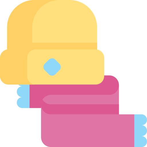 Winter clothes icon