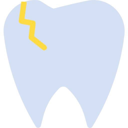 Broken tooth icon