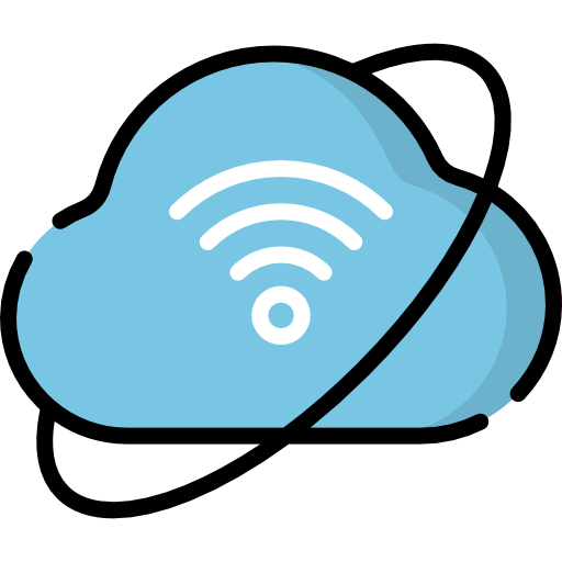 Computing cloud icon