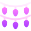 Christmas lights icon 64x64