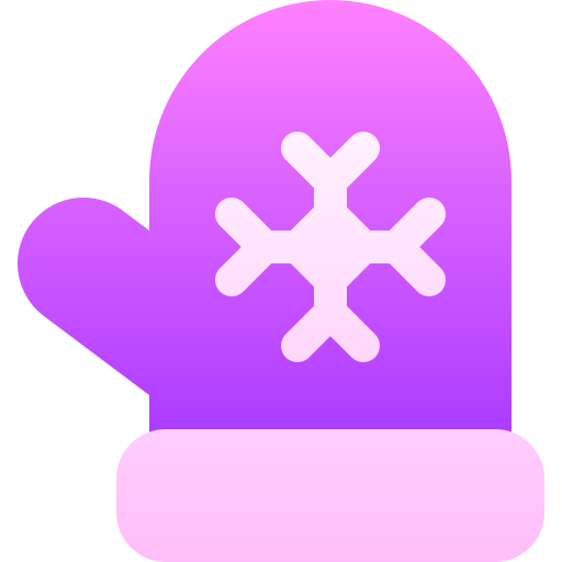 Winter gloves icon