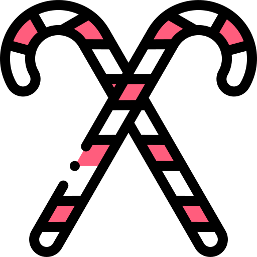 Candy cane icon