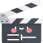 Clapperboard icon 64x64