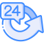 24 hours icon 64x64