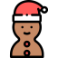 Gingerbread man іконка 64x64