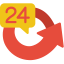 24 hours Symbol 64x64