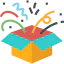 Открытая коробка иконка 64x64