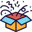 Открытая коробка иконка 64x64