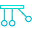 Newton cradle icon 64x64