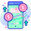 Stock market icon 64x64