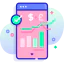Stock market icon 64x64