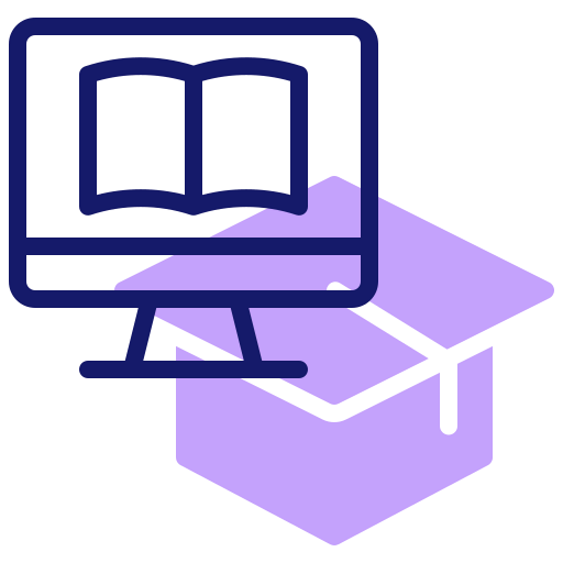 Online learning icon