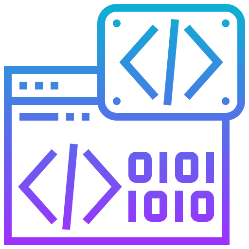 Binary code icon