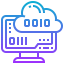 Cloud computing biểu tượng 64x64