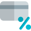 Discount voucher icon 64x64