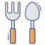 Spoon and fork Ikona 64x64