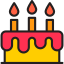 Birthday cake icon 64x64