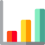 Bars chart icon 64x64