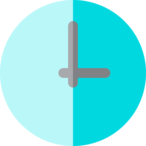 Circular clock icon