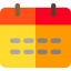 Wall calendar icon 64x64
