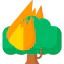 Forest fire icône 64x64