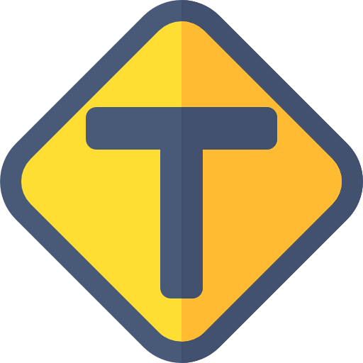 T junction icon