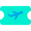 Plane ticket icône 64x64