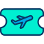 Plane ticket icône 64x64