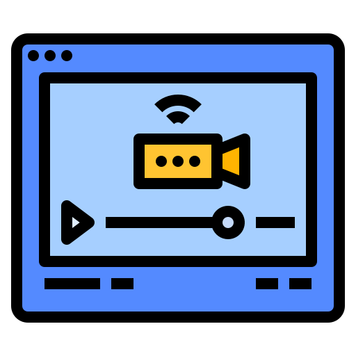 Live streaming icon