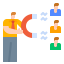 Brand engagement icon 64x64