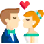 Wedding kiss icon 64x64