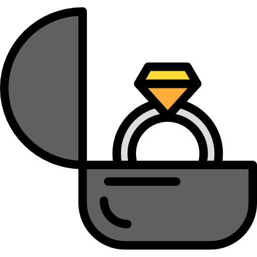 Diamond ring icon