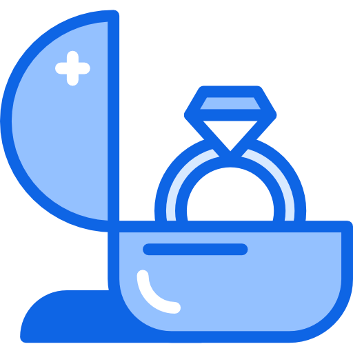 Diamond ring icon