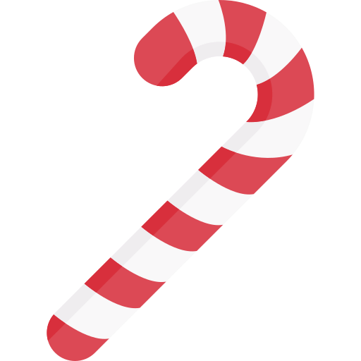 Candy cane icon