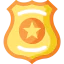 Police badge icon 64x64