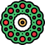 Christmas wreath icon 64x64