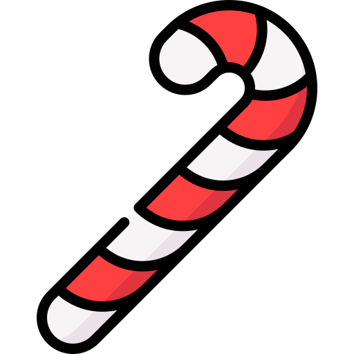 Candy cane icon