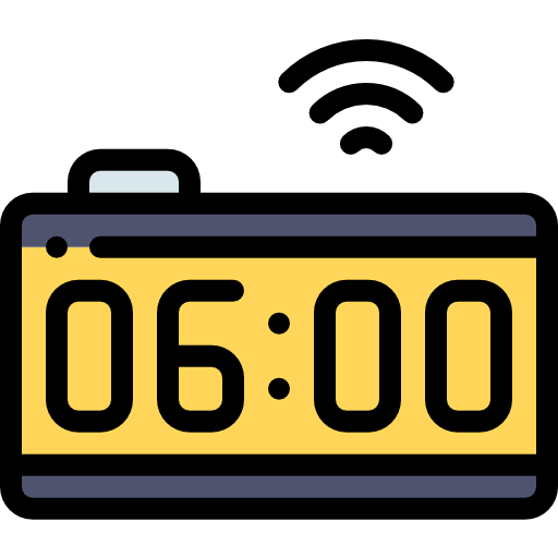 Digital clock icon